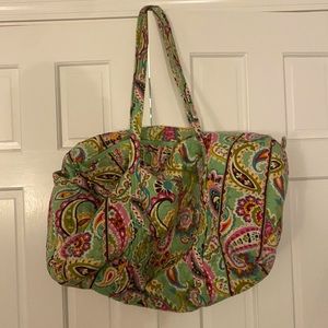 Very Bradley Large Travel Duffle Bag